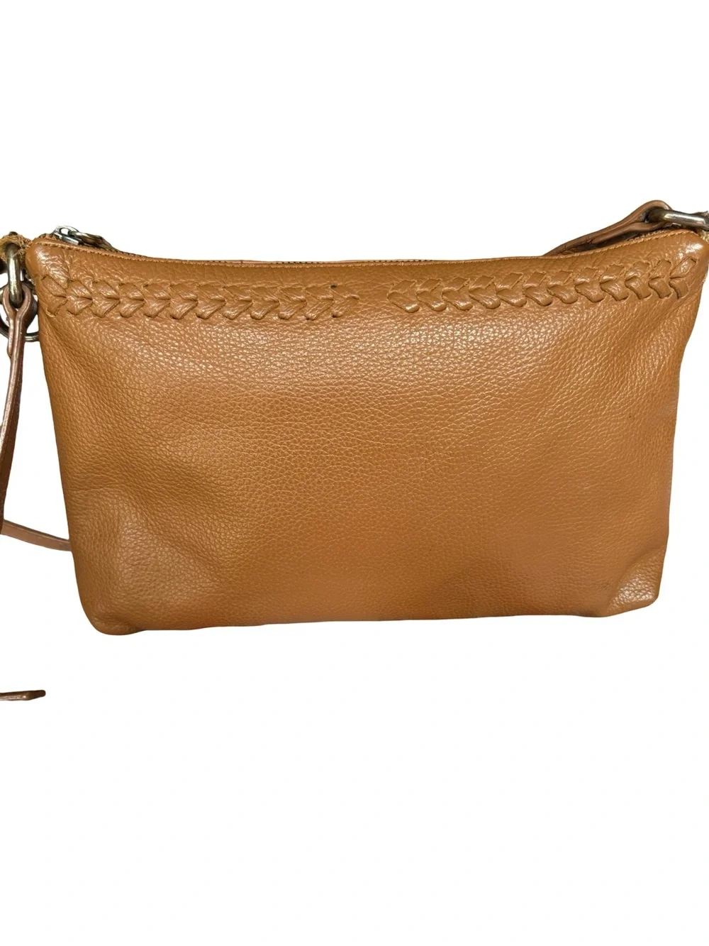 Lucky Brand Cognac Leather Crossbody Bag